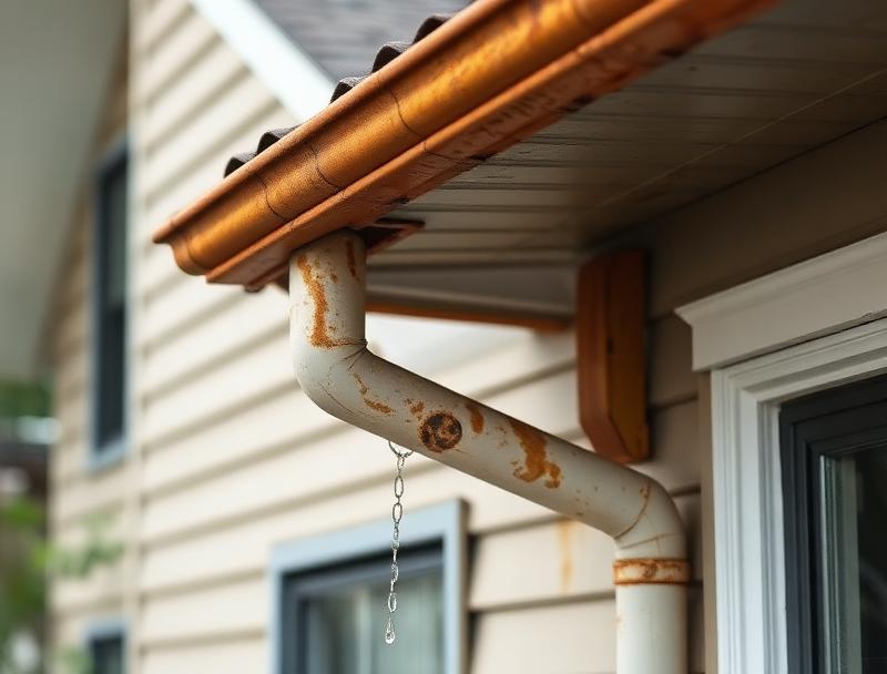 Seamless Gutter Installation - Before