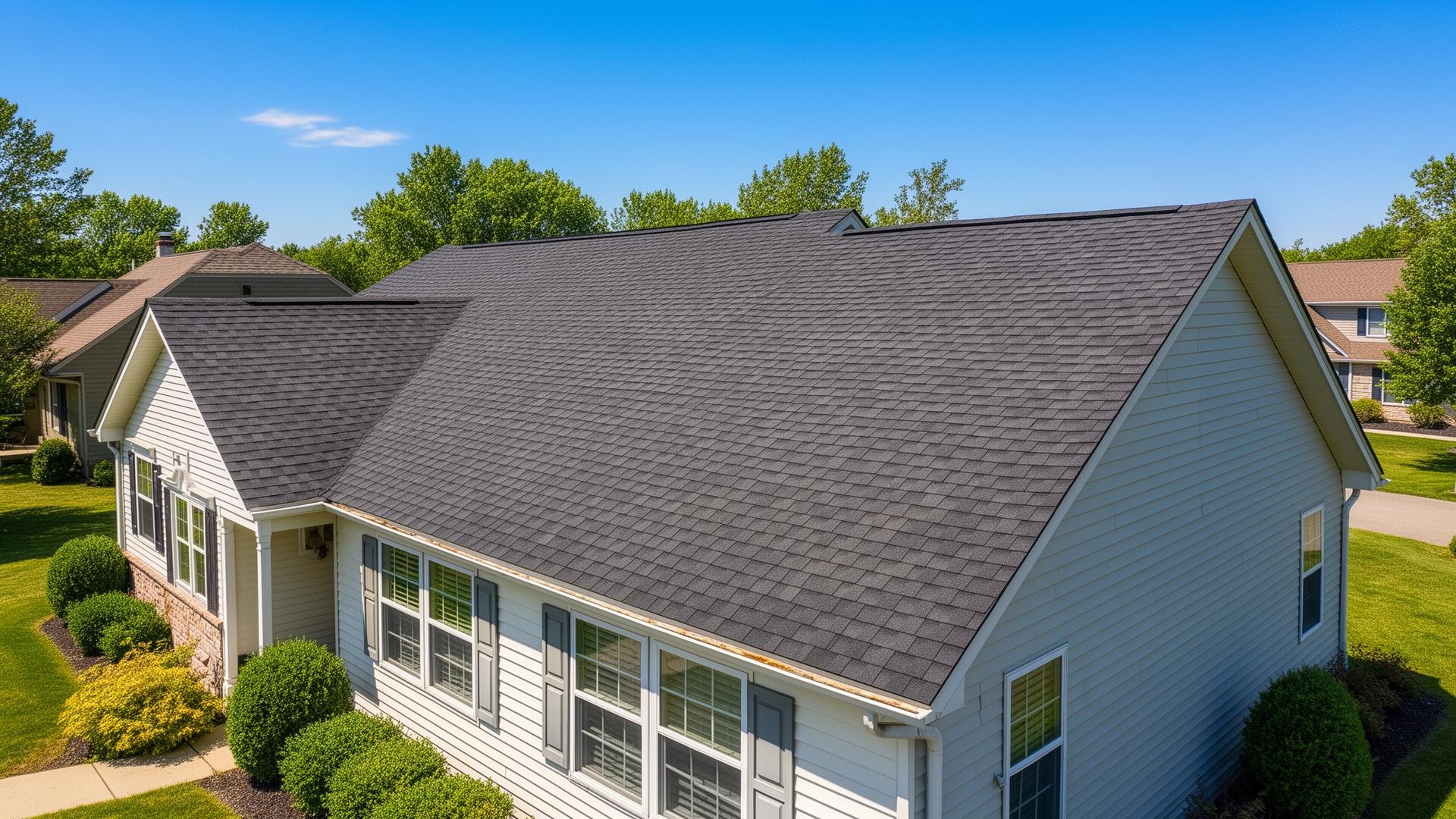 Beautiful residential roof