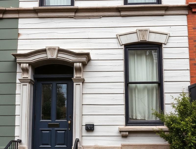 James Hardie Fiber Cement Install - Before